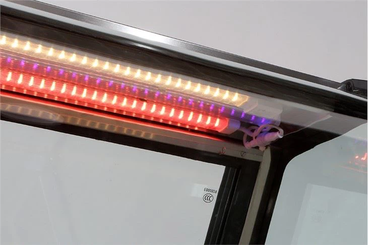 Direct Cooling Curved Glass Showcase Deli Meat Cooler